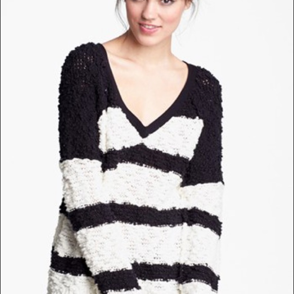Free People 'Songbird' Stripe Pullover - image 3